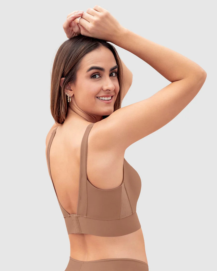 Brasier tipo top de copas extraíbles totalmente cómodo y liviano Flexi Brastop