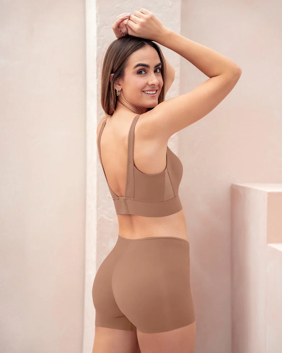 Brasier tipo top de copas extraíbles totalmente cómodo y liviano Flexi Brastop