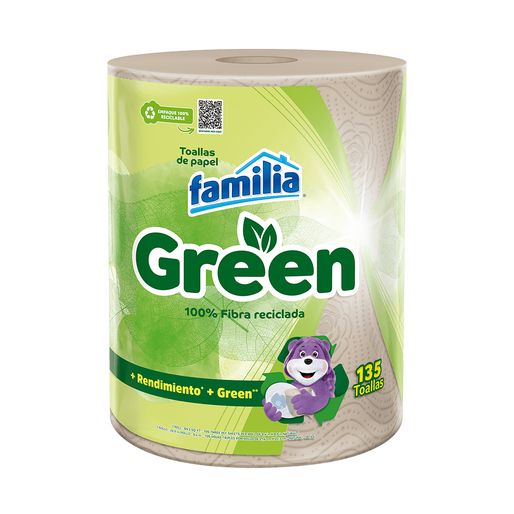 11391 Toalla de Cocina Familia Green