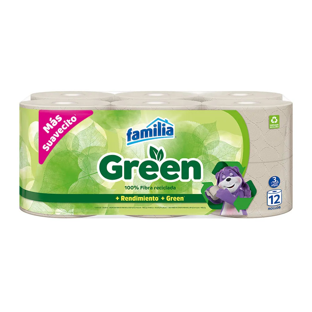 11511 Papel Higiénico Familia Green