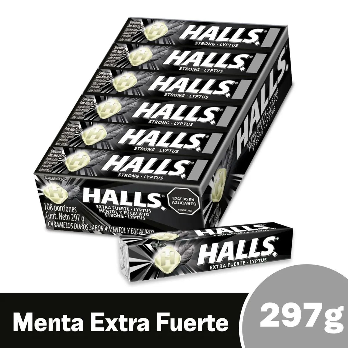 10121-9 Halls Barra Extra Fuerte