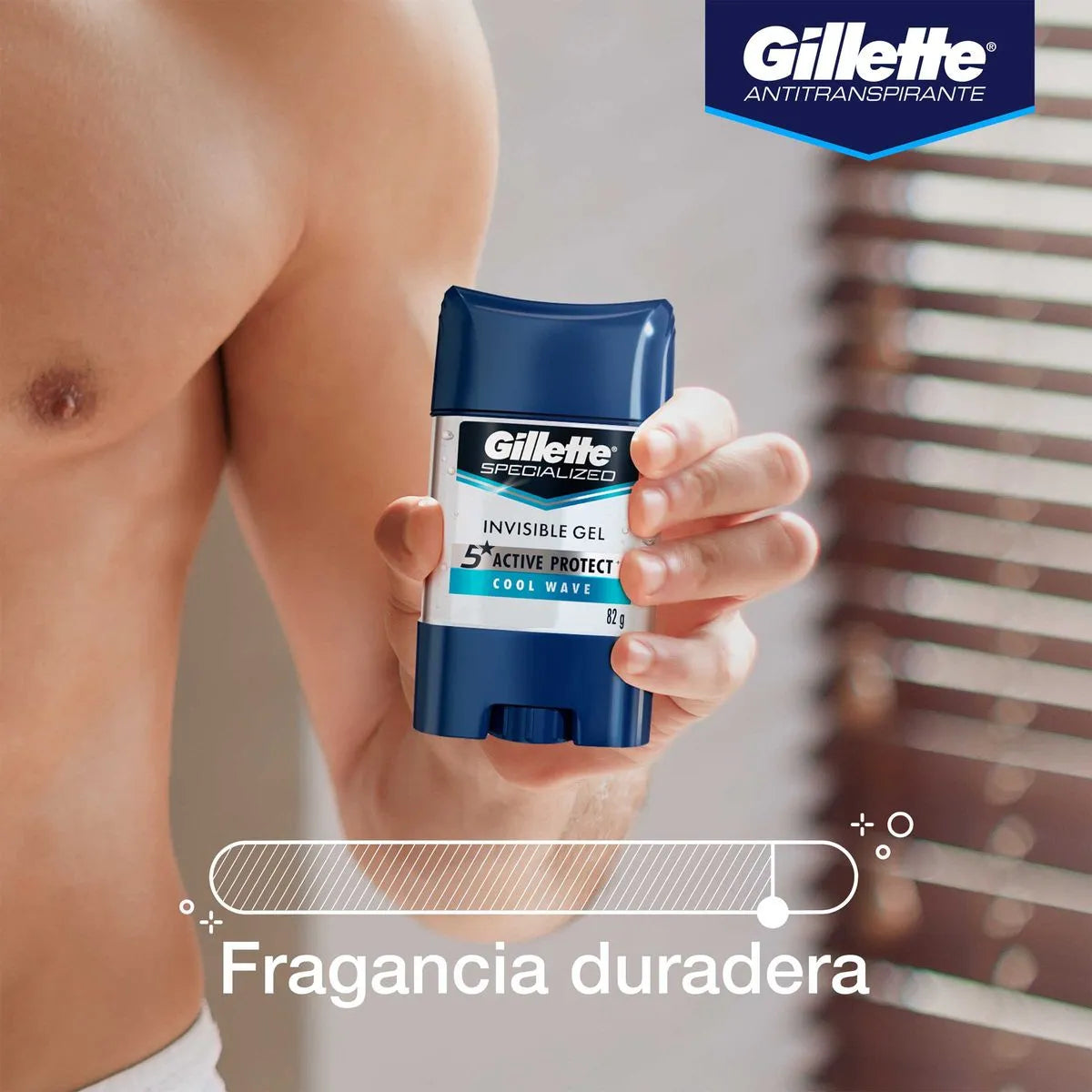 1522 🌊 Desodorante Gillette Clear Gel Cool Wave