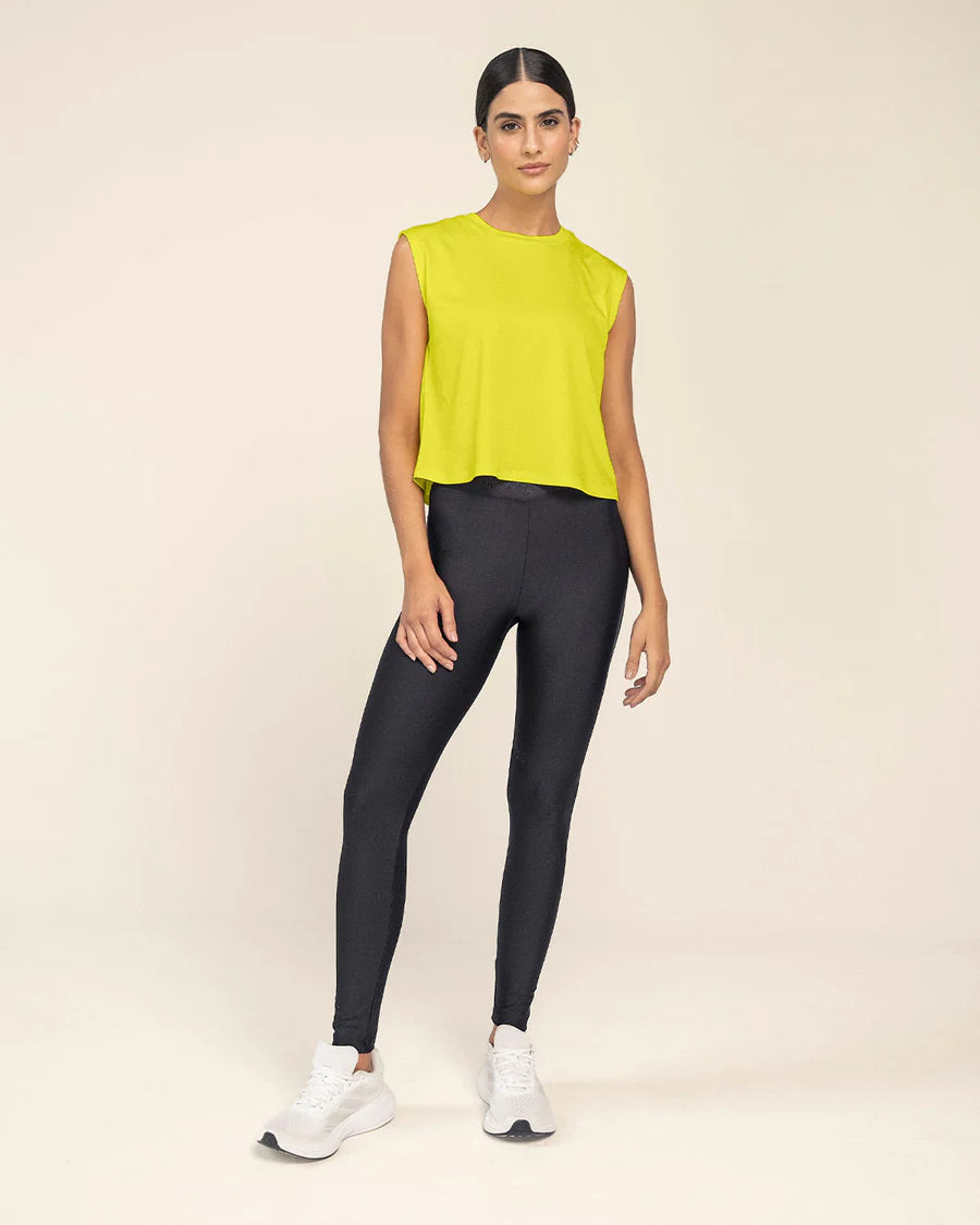 Legging deportivo con pretina en forma de V - 195612