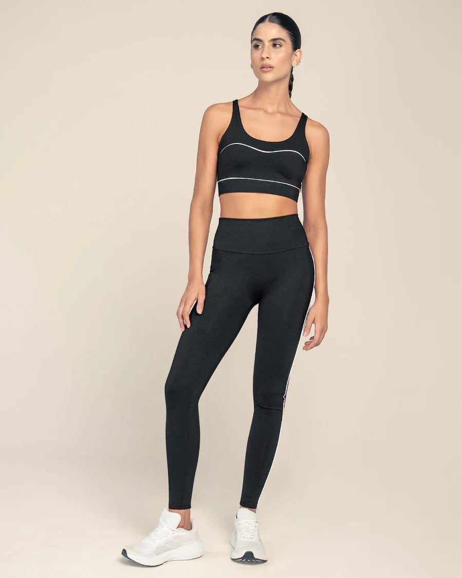 Legging deportivo de control con doble capa de tela en pretina - 195614