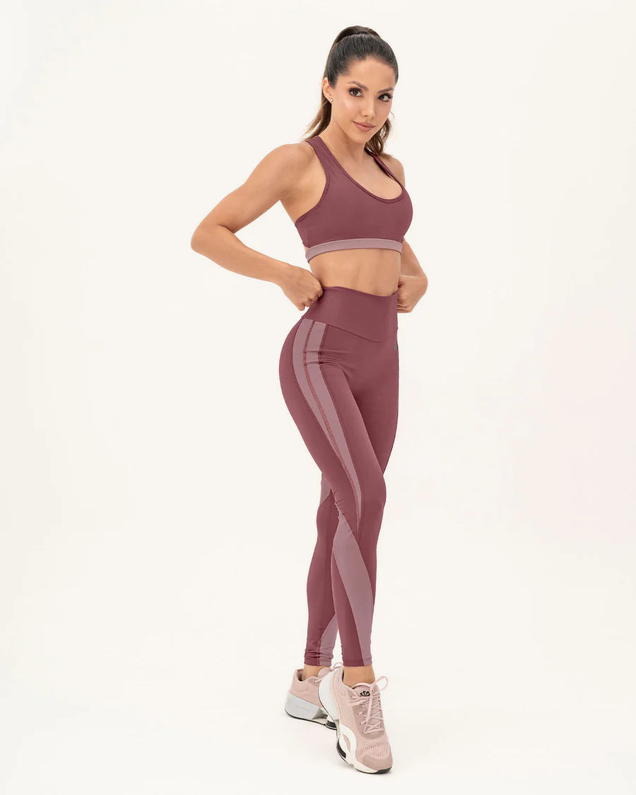 Legging deportivo con cortes en contraste Leonisa Active by Silvy Araujo - 195622
