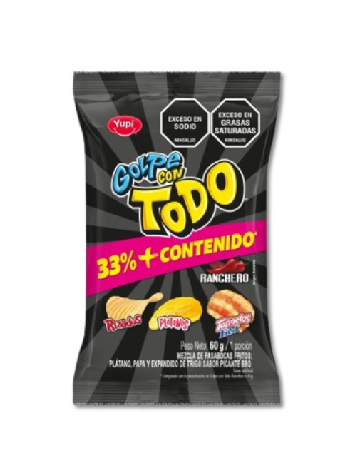 101291 🌶️Snacks Golpe Con Todo Ranchero 50g