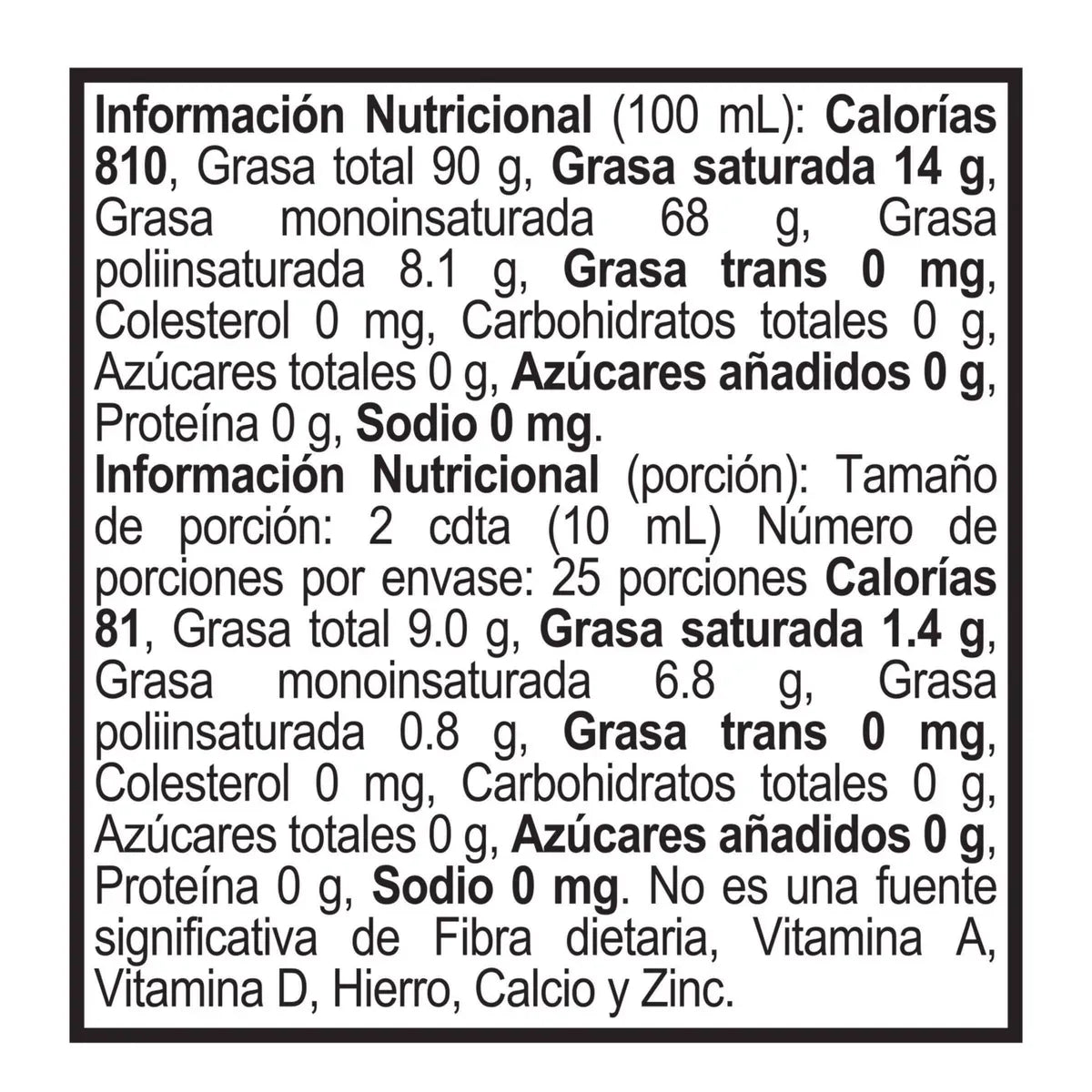Aceite de Oliva extra virgen Mon - N23403