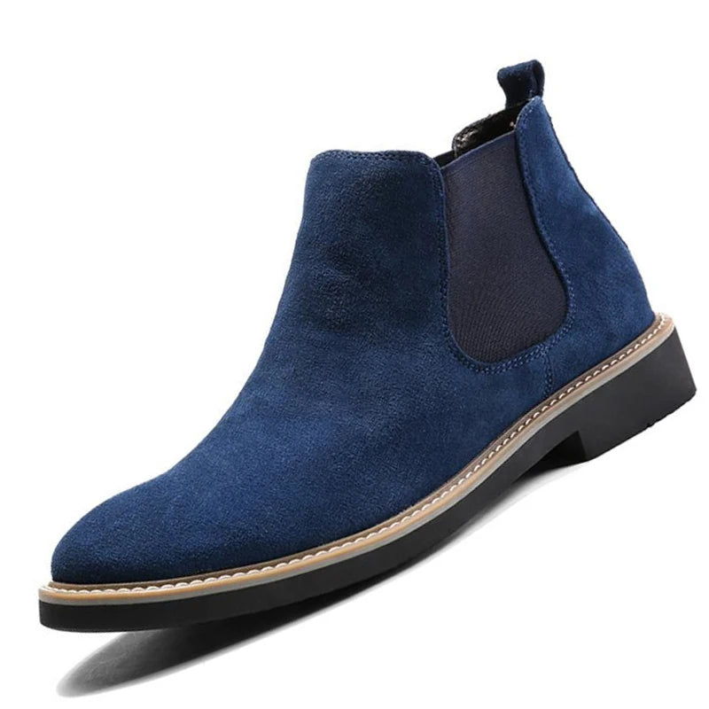 2022 New Men Boots High Quality Suede Leather Chelsea Boots Men Autumn Boots for Men Botas Zapatos De Hombre Chaussure Homme