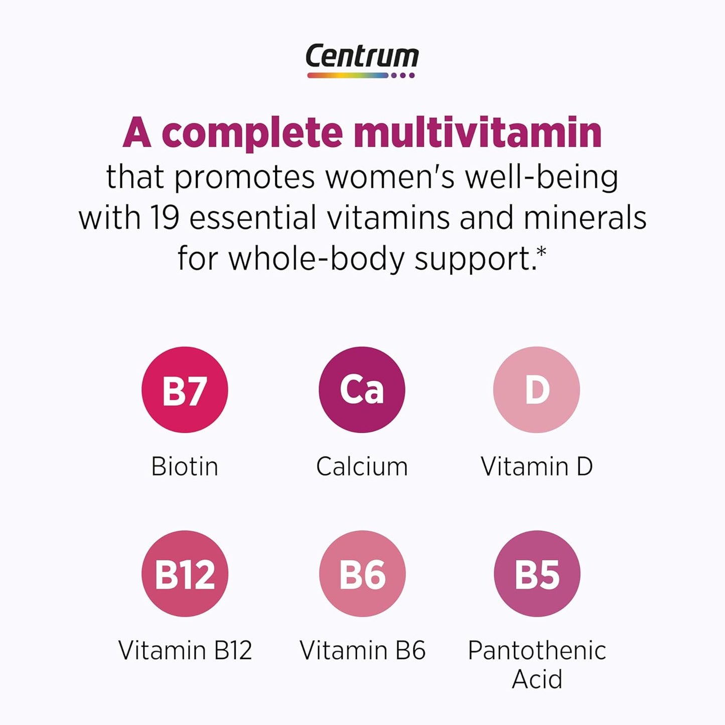 Complete Multivitamin Supplement + Hot Flash Support Menopause Support Tablets, with Clinically Studied Genivida, 30 Count