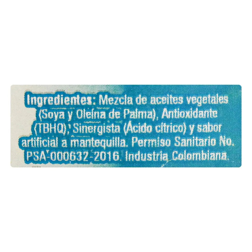 10114 🧈 Aceite Riquísimo – Sabor Mantequilla