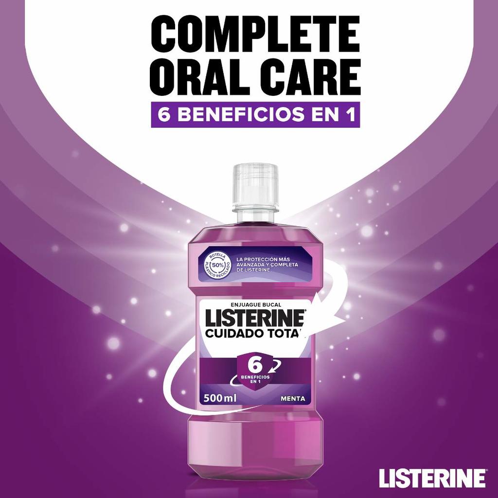 Enjuague bucal Listerine Cuidado Total - Ref Lt105 - 54478