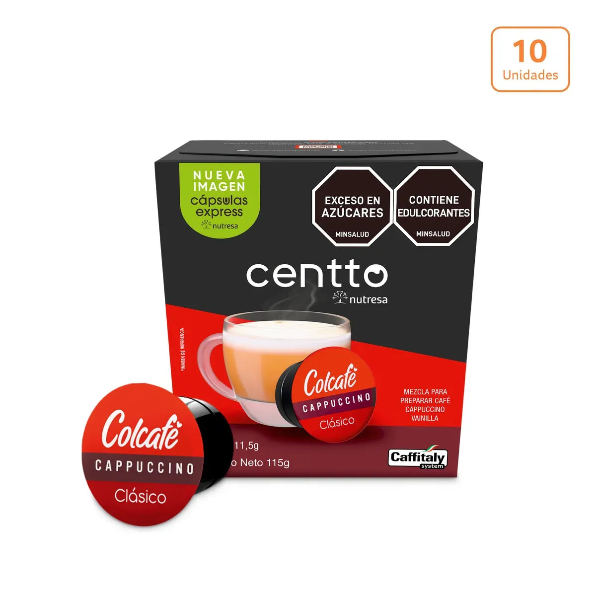 Cápsulas Centto Cappuccino Clásico x10 unds x11,5g c/u - N37352