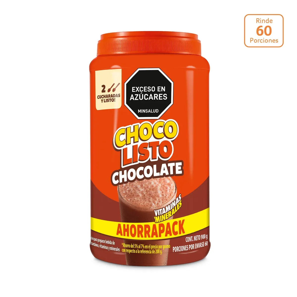 Chocolisto Chocolate Tarro x 900g - N 43812