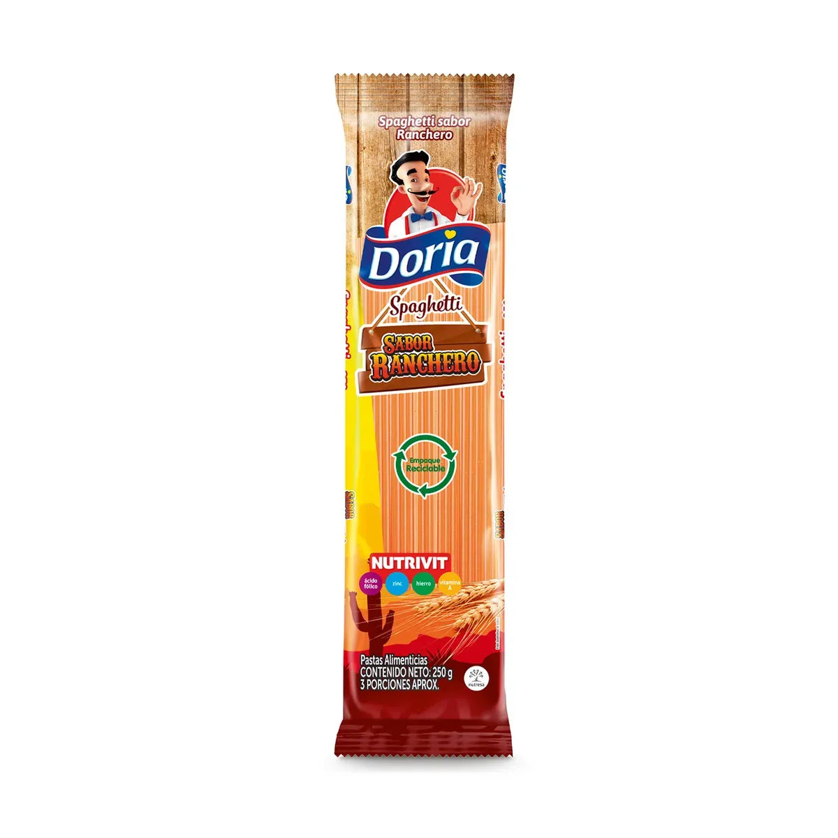 Pack Spaghetti Saborizados Doria x 750g x 3 und - N44358
