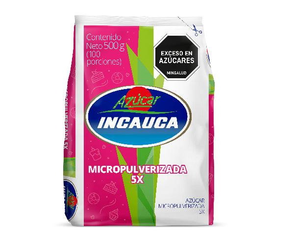 1054-1 🍰 Azúcar Incauca Micropulverizada 5X