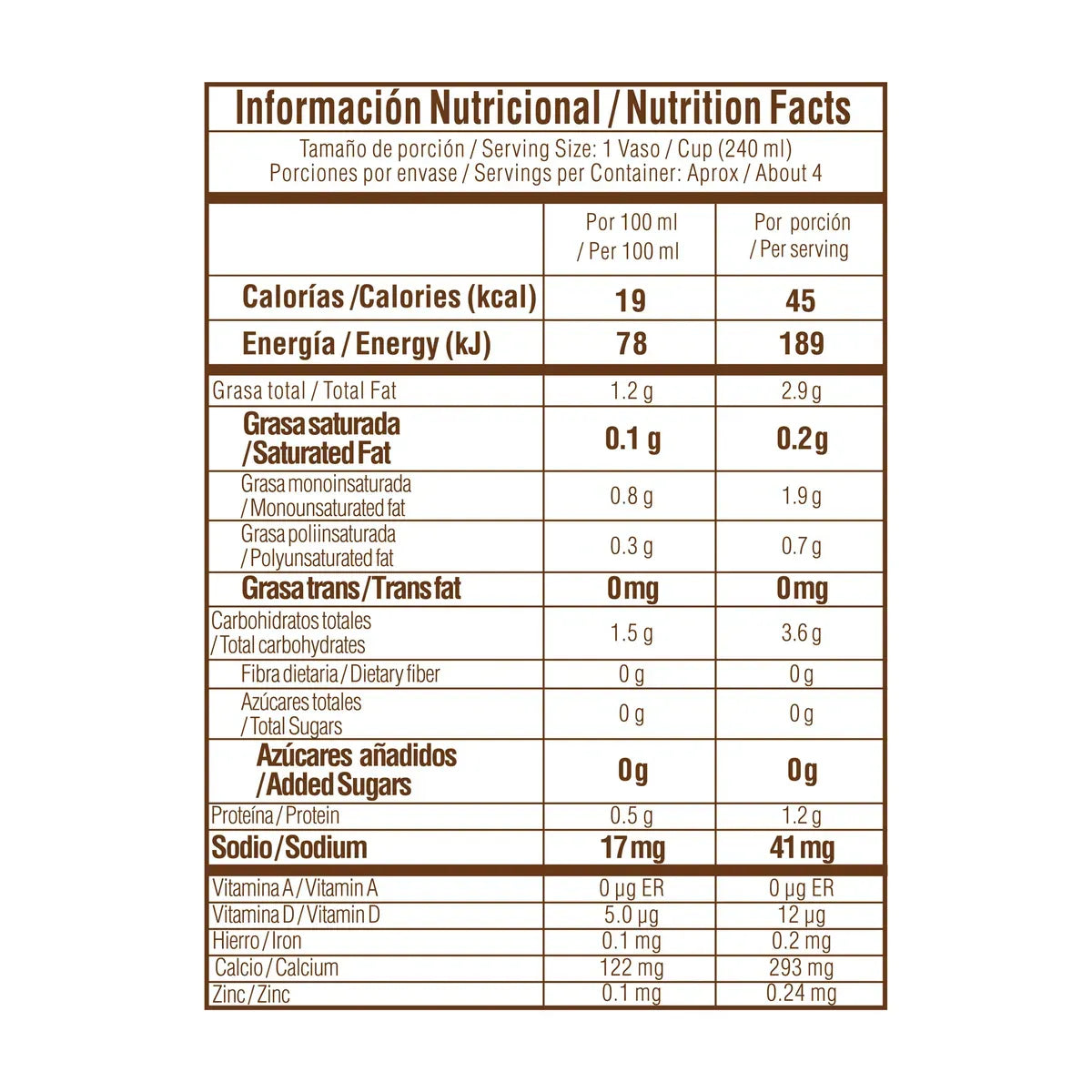 Bebida Tosh Avena Almendra sin azúcar x 1L - N4790