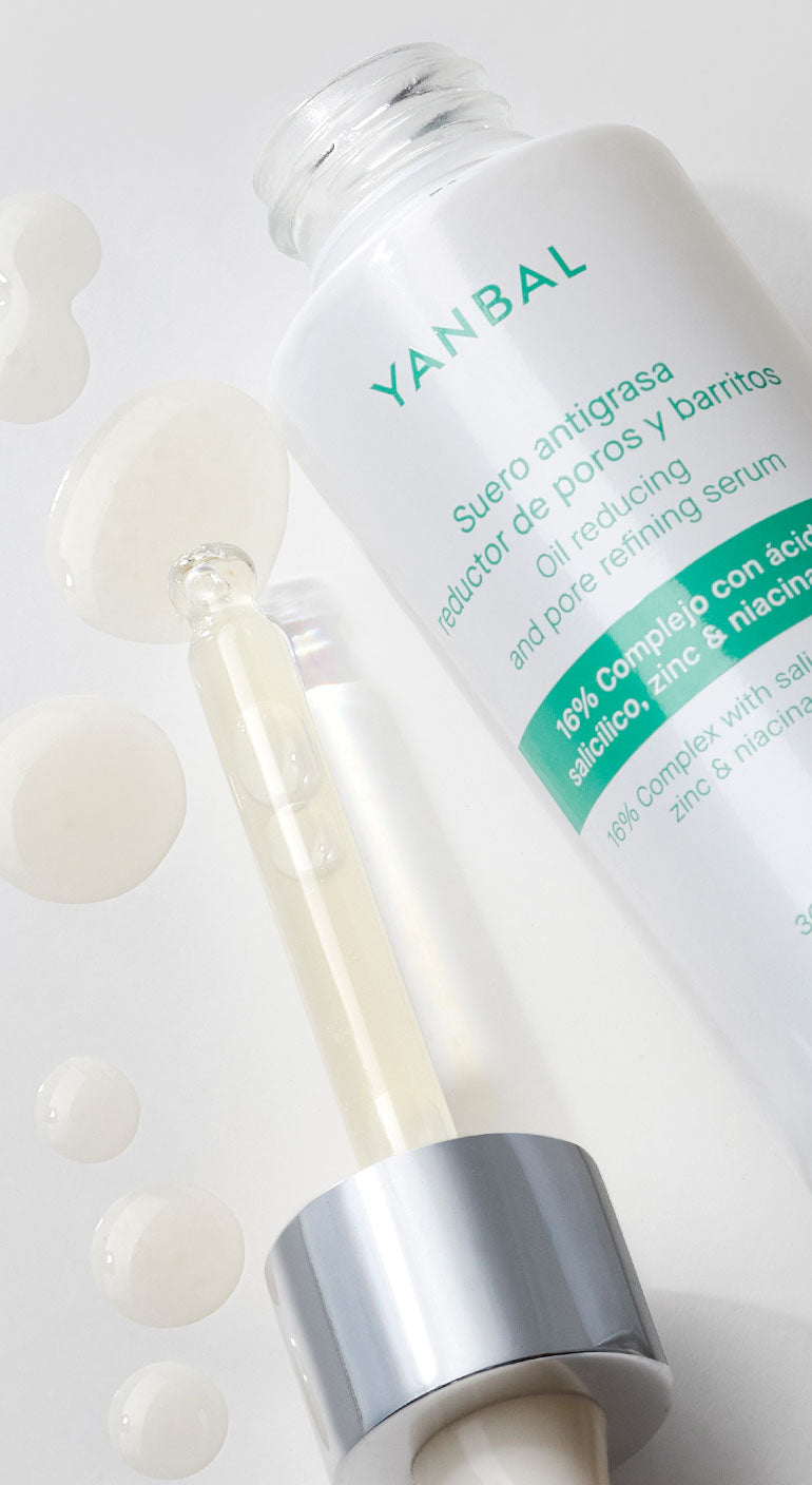 Suero Antigrasa reductor de poros y barritos