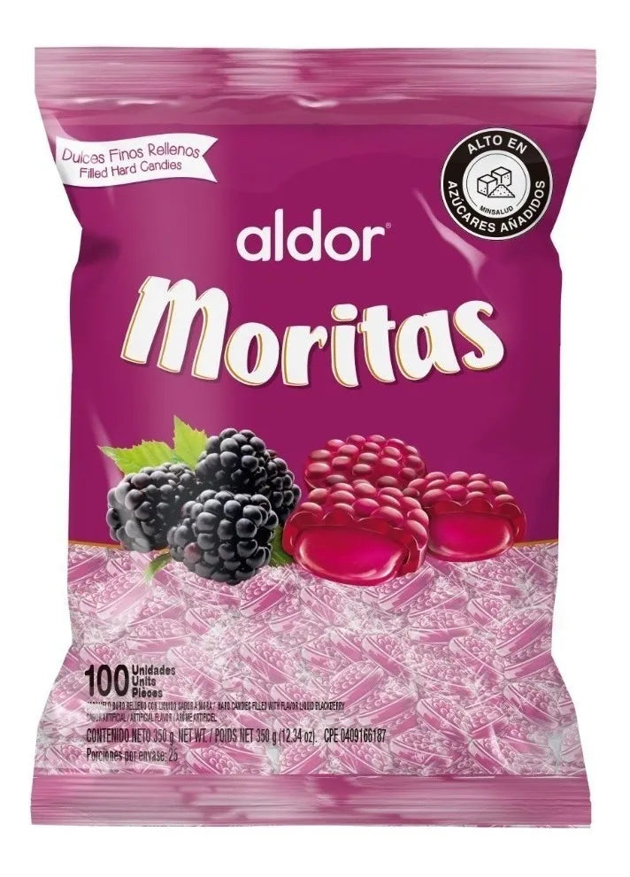 10121-11 🍇 Dulces Duros Moritas Rellenas
