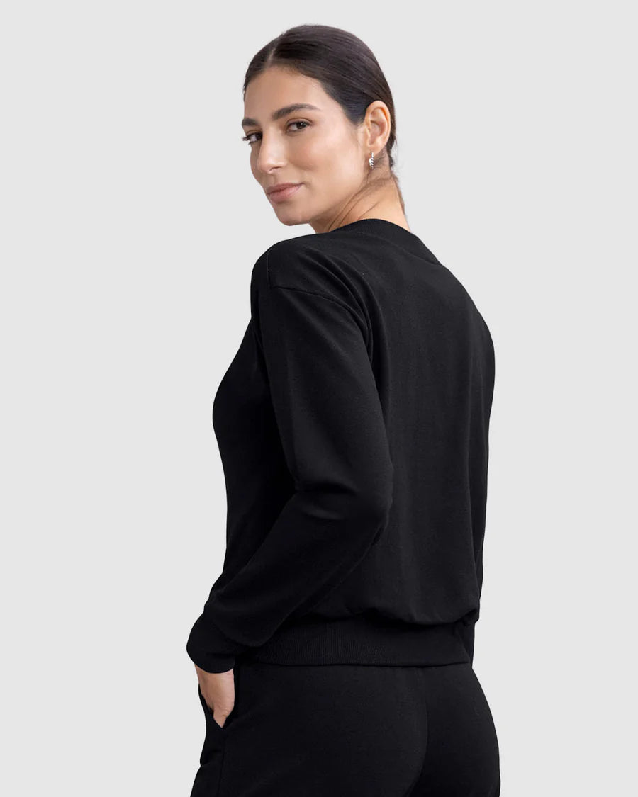 Buzo manga larga de hombro rodado - FP879