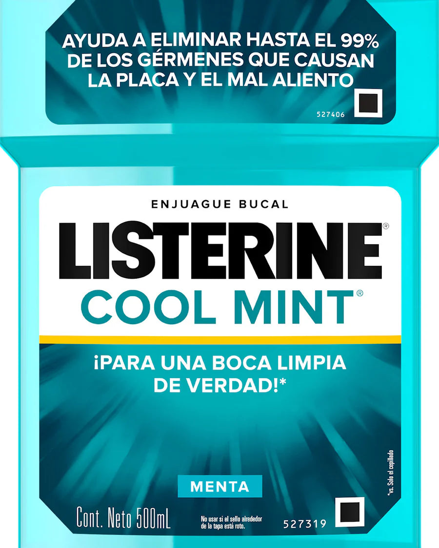 Enjuague bucal Listerine Cool Mint 500 ml - REF 54452