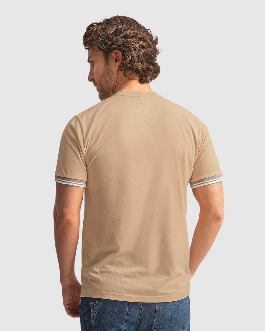 Camiseta cuello redondo manga corta