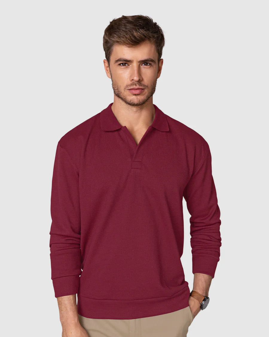 Camibuzo tipo polo para hombre