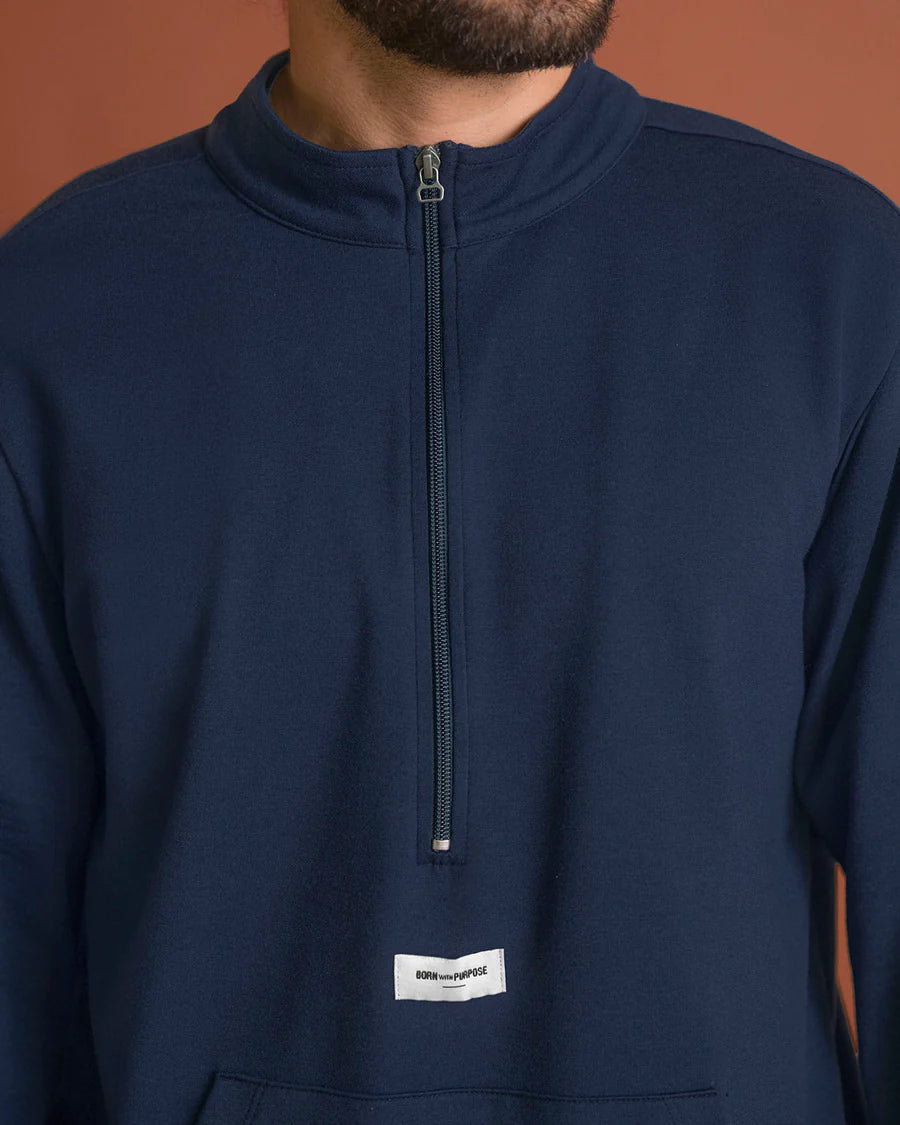 Buzo cuello alto silueta oversized - M3156