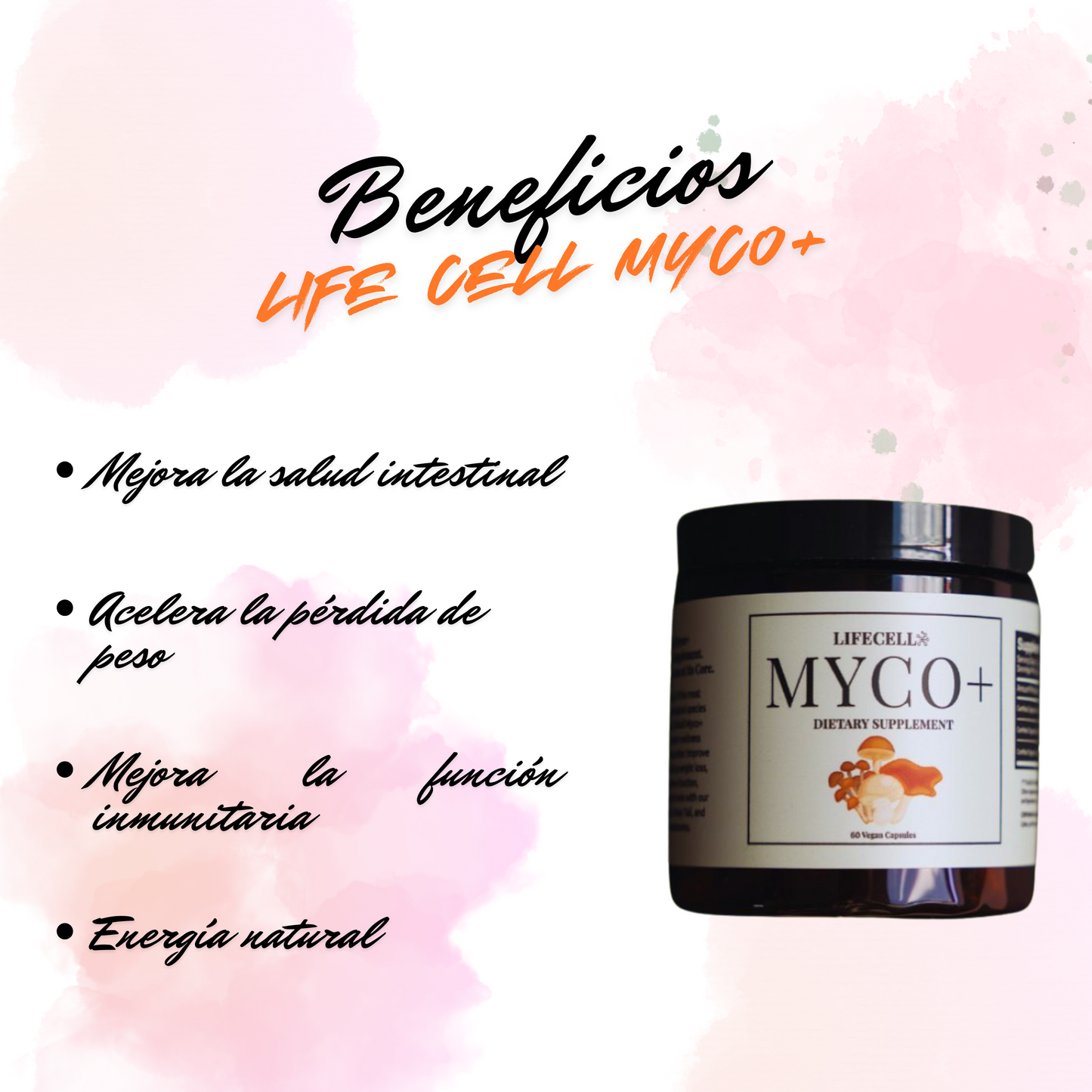 LifeCell Myco+ - Producto dietético a base de hongos