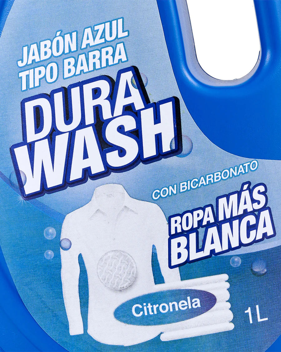 Jabón Azul Tipo Barra 1 Lt