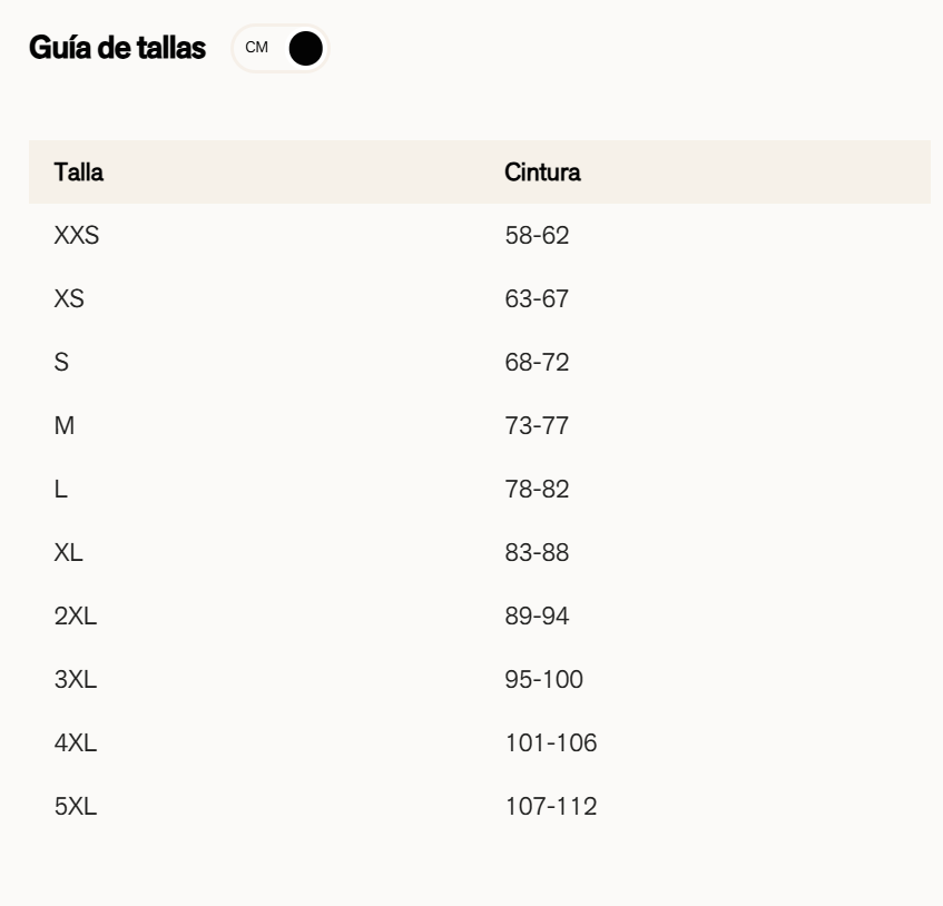 Faja cinturilla de control moderado con bandas anatómicas - E15792