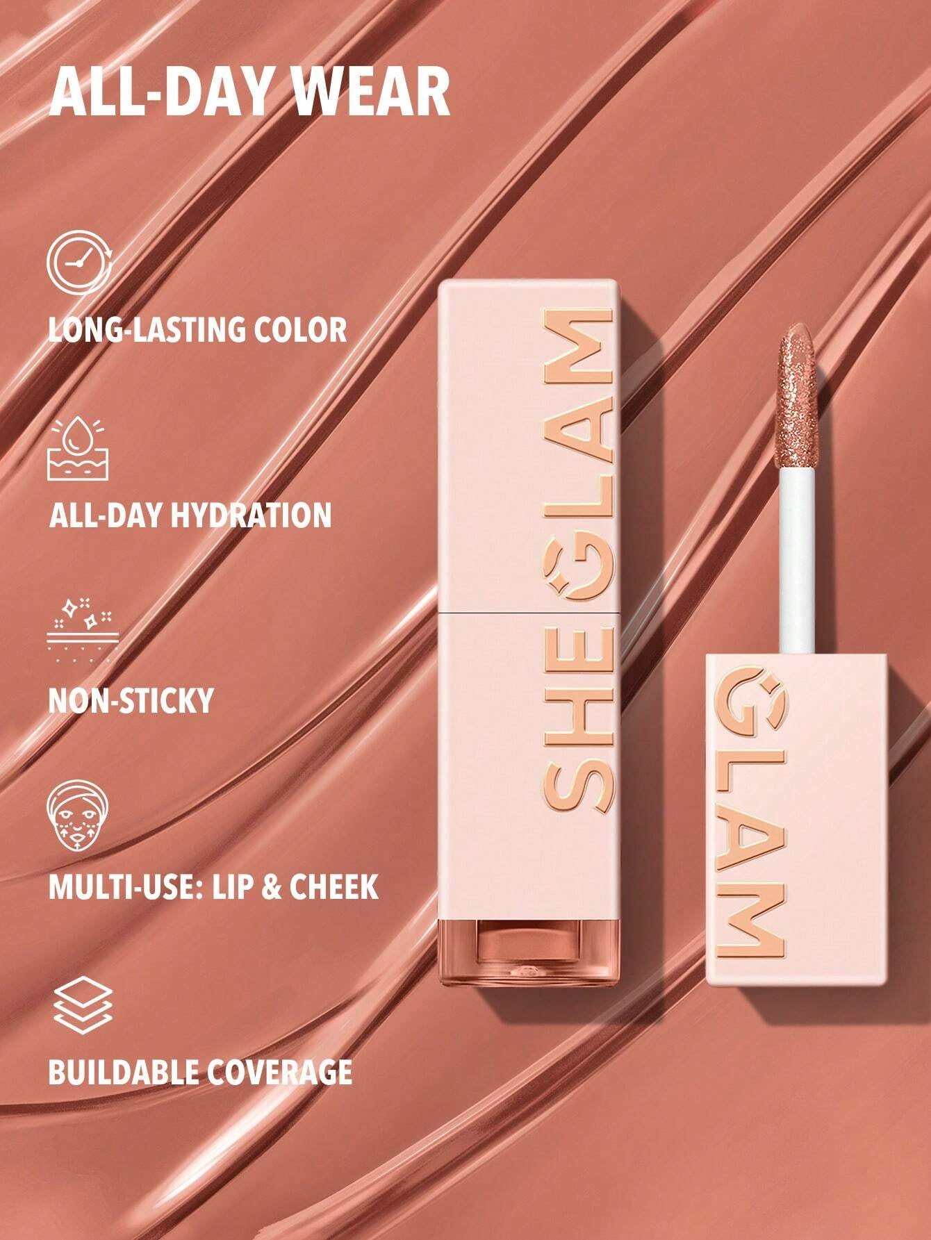 SHEGLAM Take a Hint Lip Tint-Birthday Lips Color Changing Long Lasting Lip Gloss High Gloss Finish All Day Non-Sticky Moisturizing Lip Stain for Dry Lips Christmas Winter Gifts Liquid Lipstick Easter Mother'S Day Graduation Birthday Holiday Winter Y2K Fancy Fashion Makeup Cosmetic Party Beach Travel Camping Outdoors School Campus Trip Festivals Decor Gift Present Rose Girl Cosplay Best Color Charm Vibe