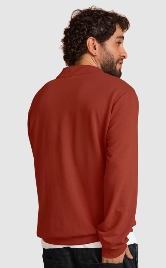 Buzo cuello alto silueta oversized - M3156
