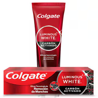 Crema Dental Colgate Luminous White Carbón x 75ml - CÓD N28484