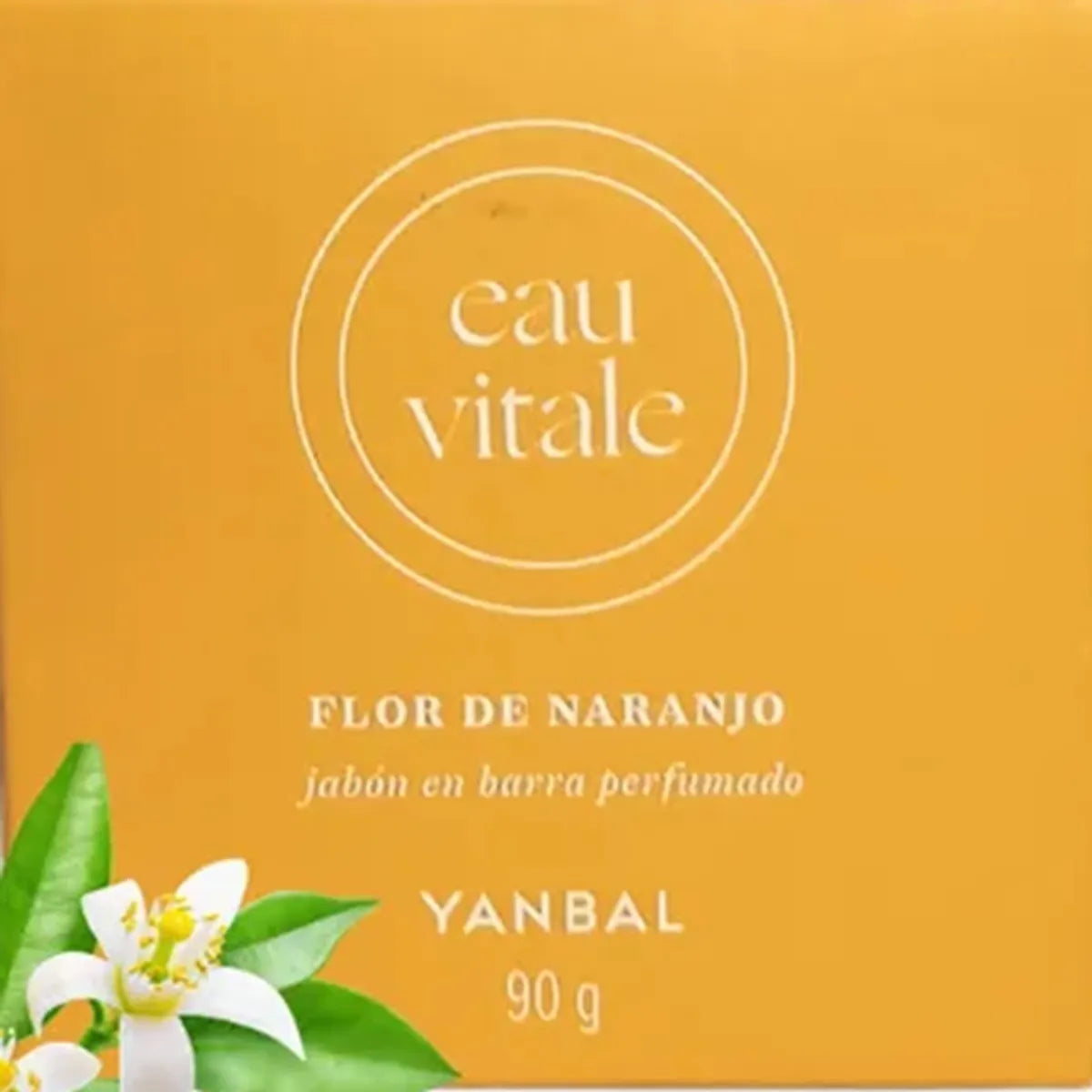 14119 🌸 JABÓN EN BARRA PERFUMADO EAU VITALE FLOR DE NARANJO YANBAL 🍊- Y718