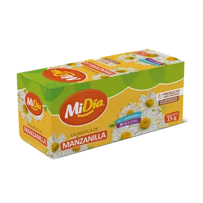 1021-3 🌼 Aromática de Manzanilla MiDía CX20 Bolsitas 20g