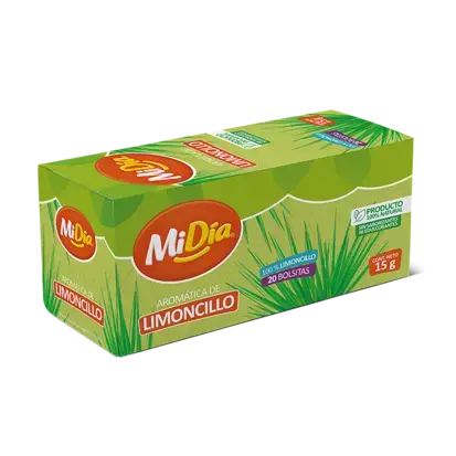 1021-4 🌿 Aromática de Limoncillo MiDía CX20 Bolsitas 20g