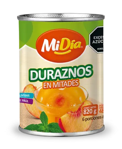 10132-4 🍑 Duraznos en Mitades MiDía