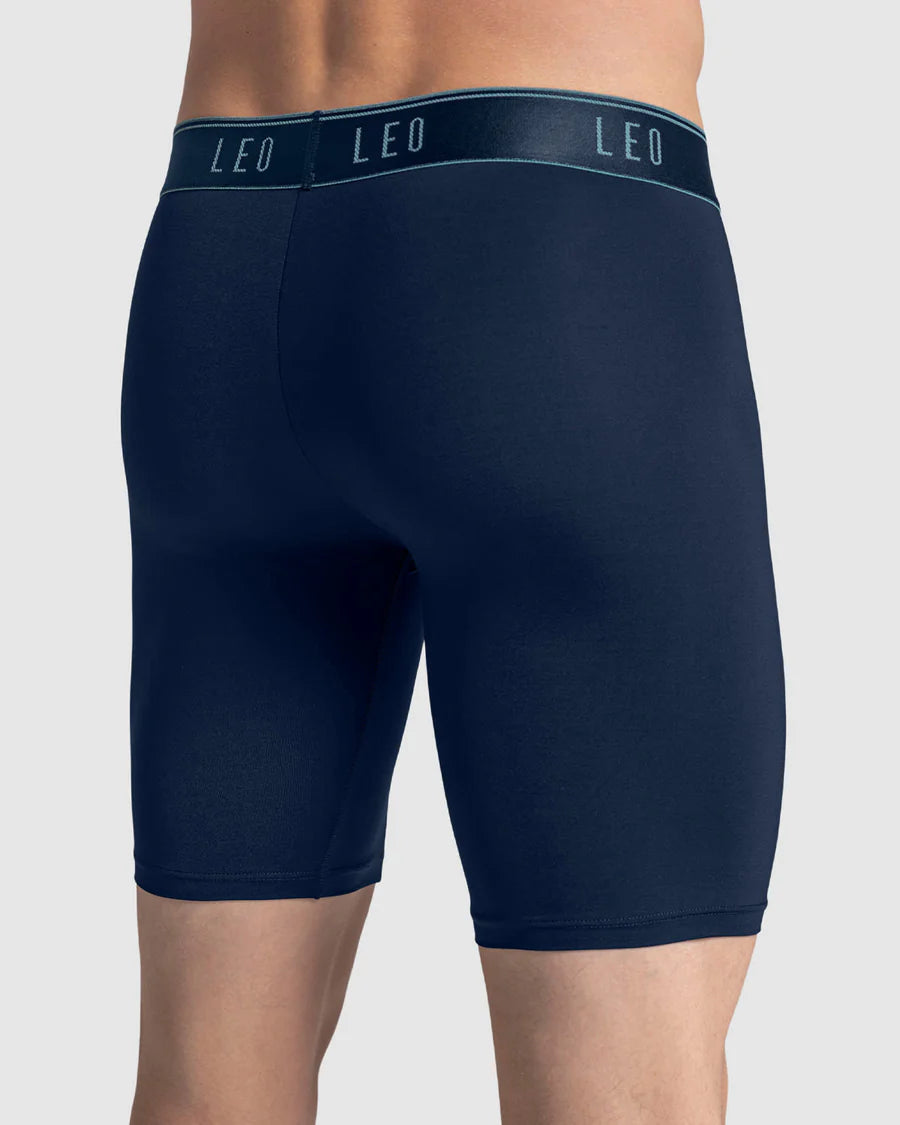 Bóxer deportivo largo con bolsillo lateral en microfibra - 033309