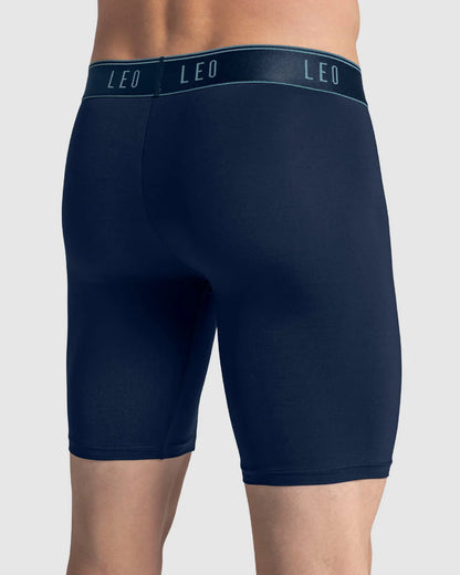 Bóxer deportivo largo con bolsillo lateral en microfibra - 033309