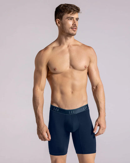 Bóxer deportivo largo con bolsillo lateral en microfibra - 033309