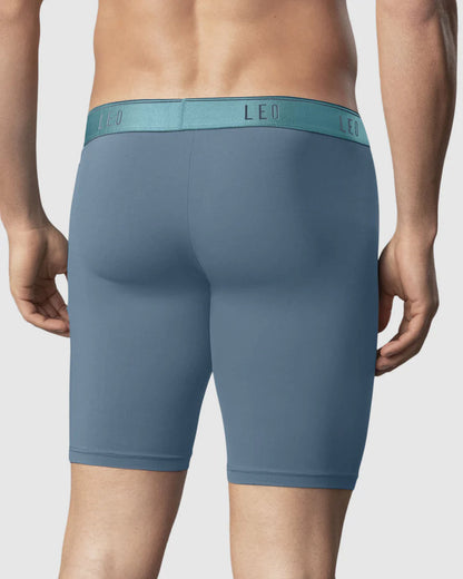 Bóxer deportivo largo con bolsillo lateral en microfibra - 033309