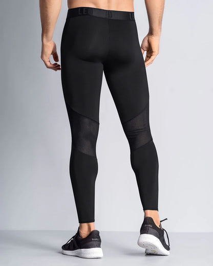 Licra deportiva en microfibra con mallas transpirables para hombre