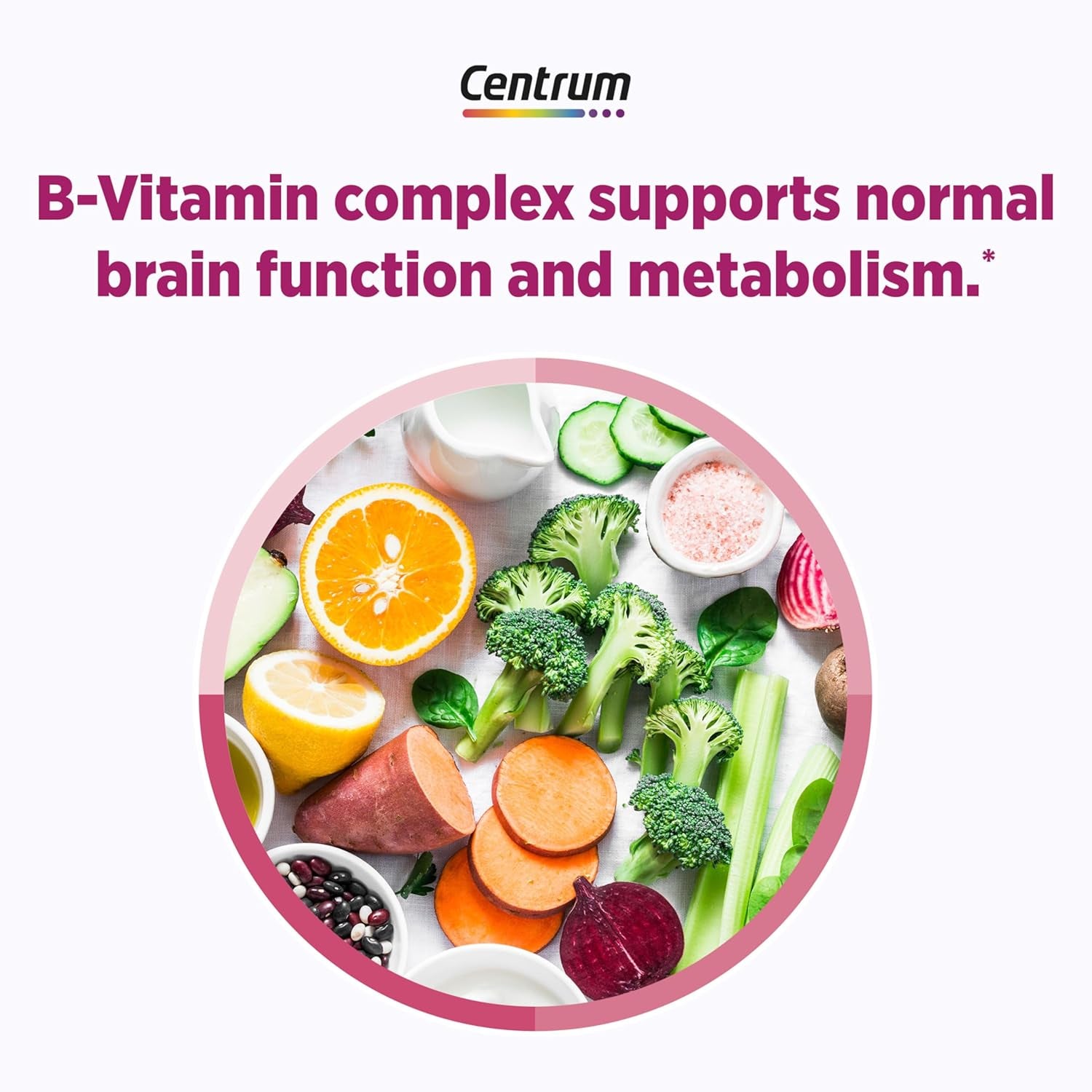 Complete Multivitamin Supplement + Hot Flash Support Menopause Support Tablets, with Clinically Studied Genivida, 30 Count