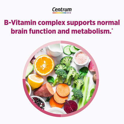 Complete Multivitamin Supplement + Hot Flash Support Menopause Support Tablets, with Clinically Studied Genivida, 30 Count