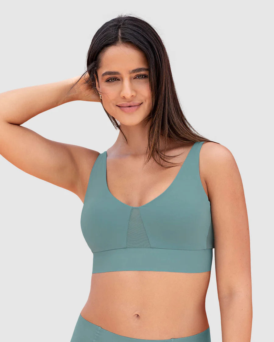 Brasier tipo top de copas extraíbles totalmente cómodo y liviano Flexi Brastop