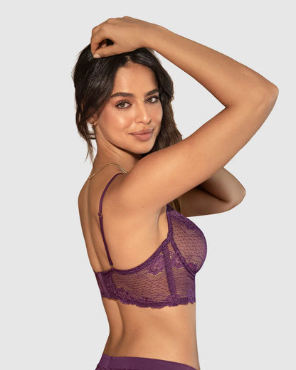 Bustier Siempre Sexy en encaje elástico