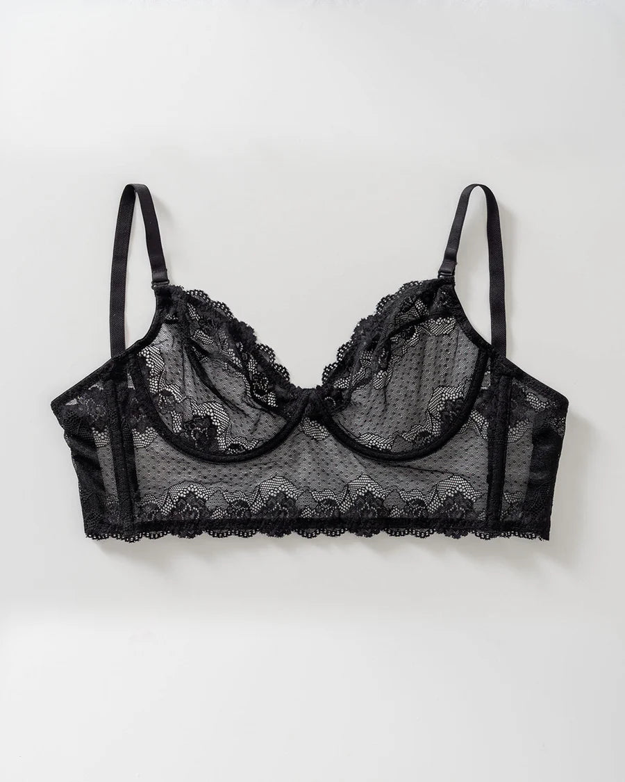 Bustier Siempre Sexy en encaje elástico