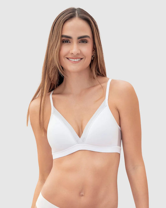 Brasier sin arco Pura Comodidad con detalles en tul
