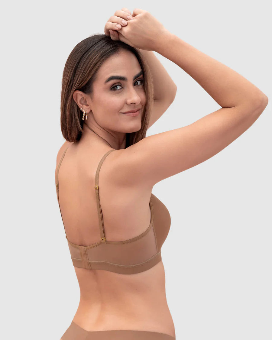 Brasier sin arco Pura Comodidad con detalles en tul