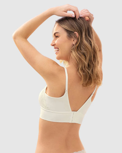 Bralette cómodo y suave con buen cubrimiento en espalda